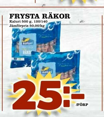 Din Mat Frysta räkor erbjuda