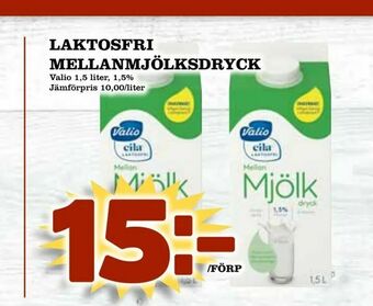 Din Mat Laktosfri mellanmjölksdryck erbjuda