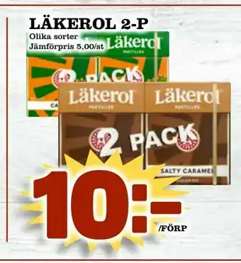 Din Mat Läkerol 2-p erbjuda