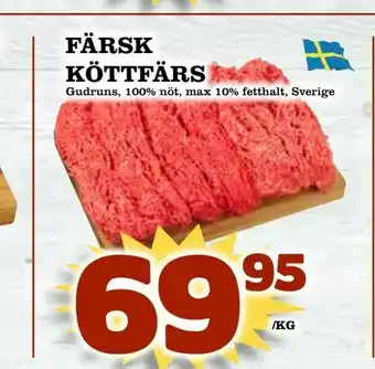 Din Mat Färsk köttfärs erbjuda