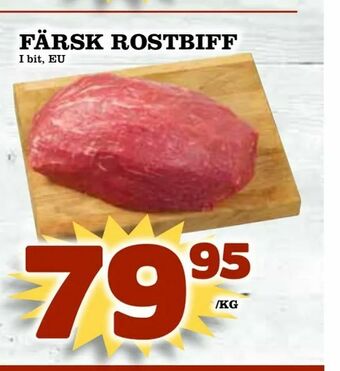 Din Mat Färsk rostbiff erbjuda
