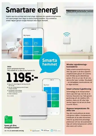Elon Tado TAD-103590 AC & Heat Pump Control V3+ erbjuda