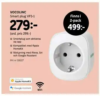 Vocolinc Smart plug VP3-1