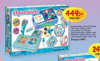 Leklust Aquabeads Deluxe Studio erbjuda