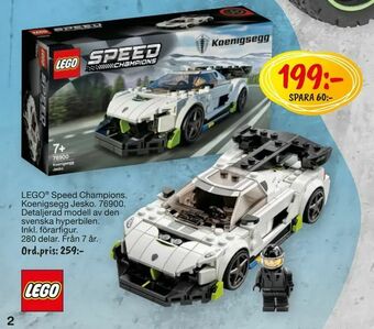 Leklust LEGO ® Speed Champions erbjuda