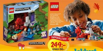 Leklust LEGO ® Minecraft™ erbjuda