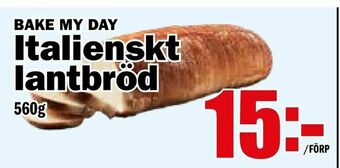 Matdax Italienskt lantbröd erbjuda
