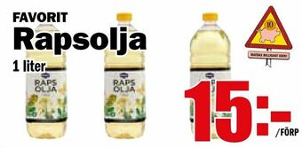 Matdax Rapsolja erbjuda