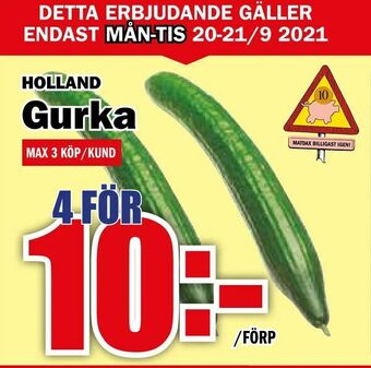 Matdax Gurka erbjuda