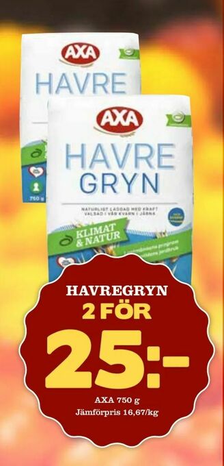 Matvärlden Tensta Havregryn erbjuda