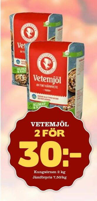 Matvärlden Tensta Vetemjöl erbjuda