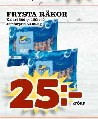 Matvärlden Tensta Frysta räkor erbjuda