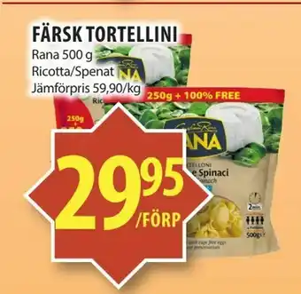 Matvärlden Tensta Färsk tortellini erbjuda