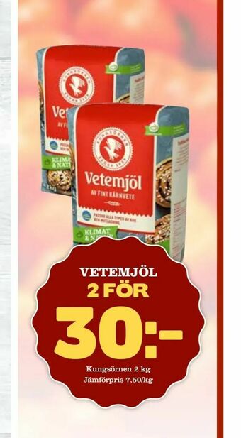 Nelins Vetemjöl erbjuda