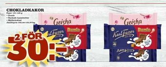 Nelins Chokladkakor erbjuda