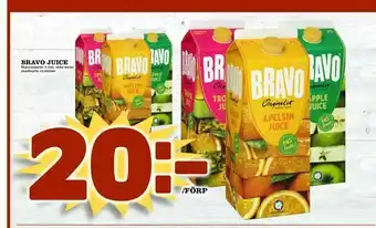 Nelins Bravo juice erbjuda