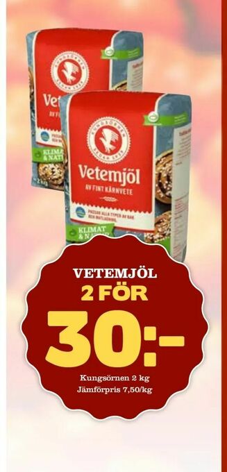 Nya Pulsen Vetemjöl erbjuda