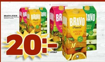 Nya Pulsen Bravo juice erbjuda