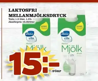 Nya Pulsen Laktosfri mellanmjölksdryck erbjuda