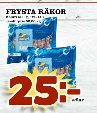 Nya Pulsen Frysta räkor erbjuda