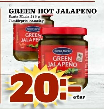 Nya Pulsen Green hot jalapeno erbjuda
