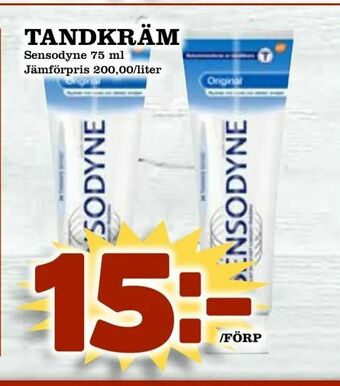 Nya Pulsen Tandkräm erbjuda