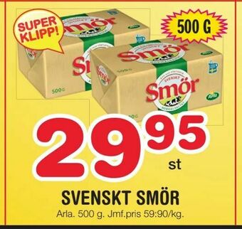 Nya Pulsen Svenskt smör erbjuda