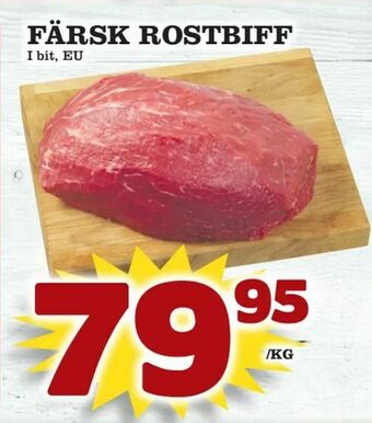 Nya Pulsen Färsk rostbiff erbjuda