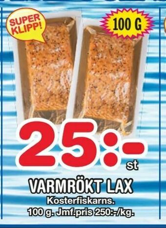 Nya Pulsen Varmrökt lax erbjuda