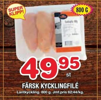 Nya Pulsen Färsk kycklingfilé erbjuda