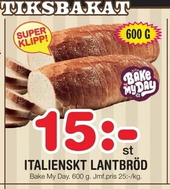 Nya Pulsen Italienskt lantbröd erbjuda