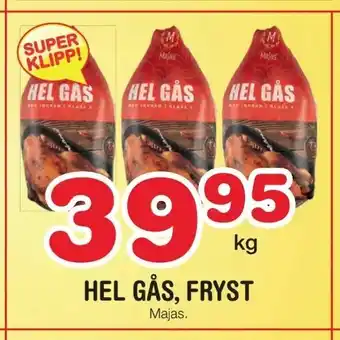 Nya Pulsen Hel gås, fryst erbjuda