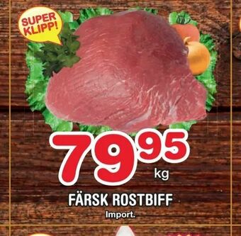 Nya Pulsen Färsk rostbiff erbjuda