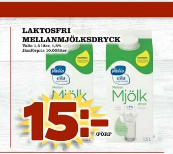 Prisma Mat Laktosfri mellanmjölksdryck erbjuda