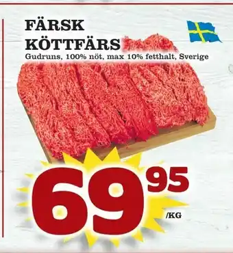 Prisma Mat Färsk köttfärs erbjuda
