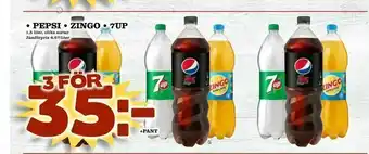 pepsi • zingo • 7up