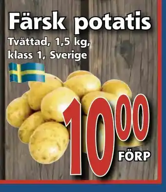 Supergrossen Färsk potatis erbjuda