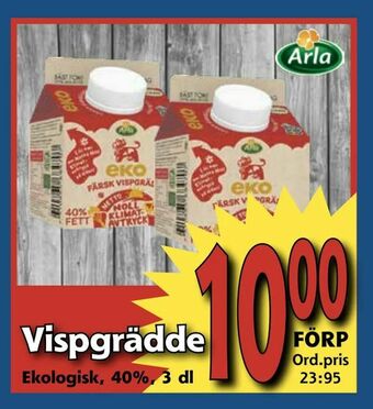 Supergrossen Vispgrädde erbjuda