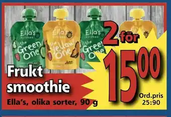 Supergrossen Frukt smoothie erbjuda