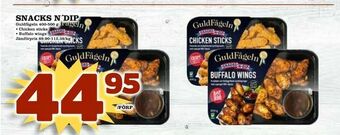 Supergrossen Snacks n'dip erbjuda