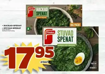 Supergrossen Hackad spenat • stuvad spenat erbjuda
