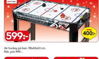 Bo Ohlsson Air hockey på ben erbjuda
