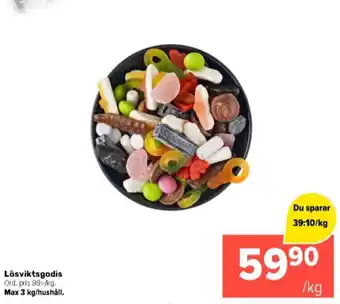 Coop Extra Lösviktsgodis erbjuda