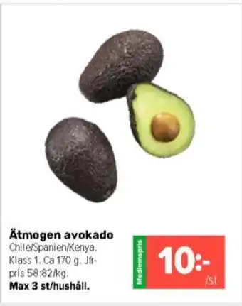 Coop Extra Ätmogen avokado erbjuda
