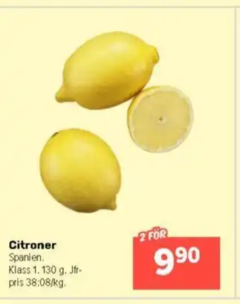 Coop Extra Citroner erbjuda
