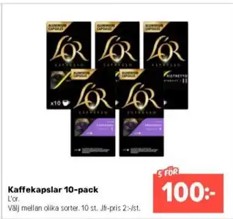 Coop Extra Kaffekapslar 10-pack erbjuda