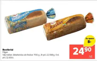 Coop Extra Rostbröd erbjuda