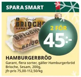 Tempo HAMBURGERBRÖD erbjuda