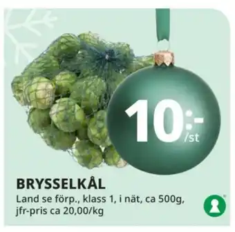 Tempo BRYSSELKÅL erbjuda