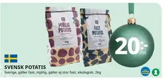 Tempo SVENSK POTATIS erbjuda
